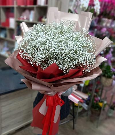 Букет цветов из: Гипсофила в Духанино