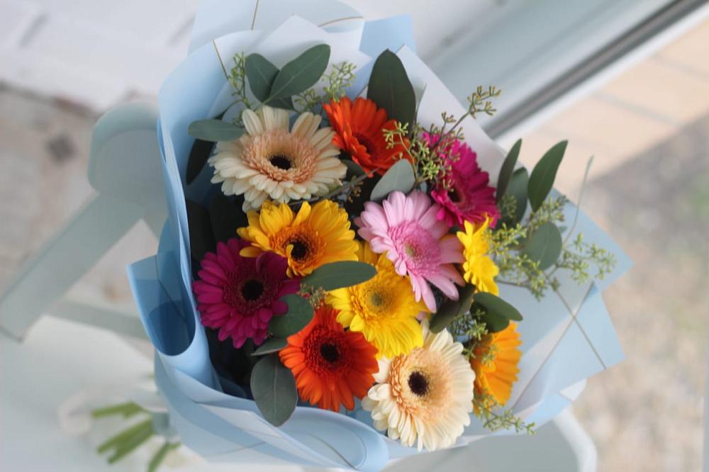 Букет цветов из: Герберы в Духанино