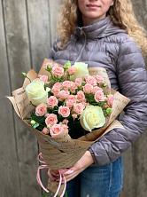 Букет цветов из:  Розы в Духанино