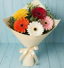 Букет цветов из:  Герберы в Духанино