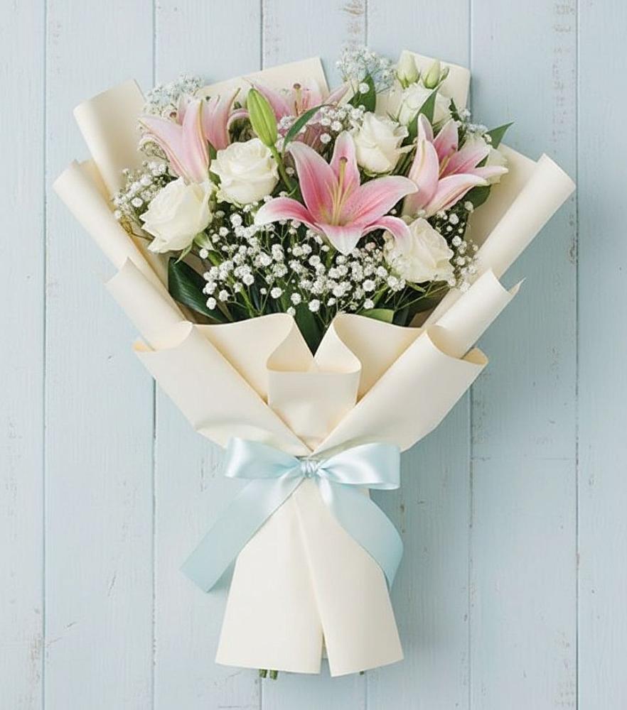 Букет цветов из: Лилии в Духанино