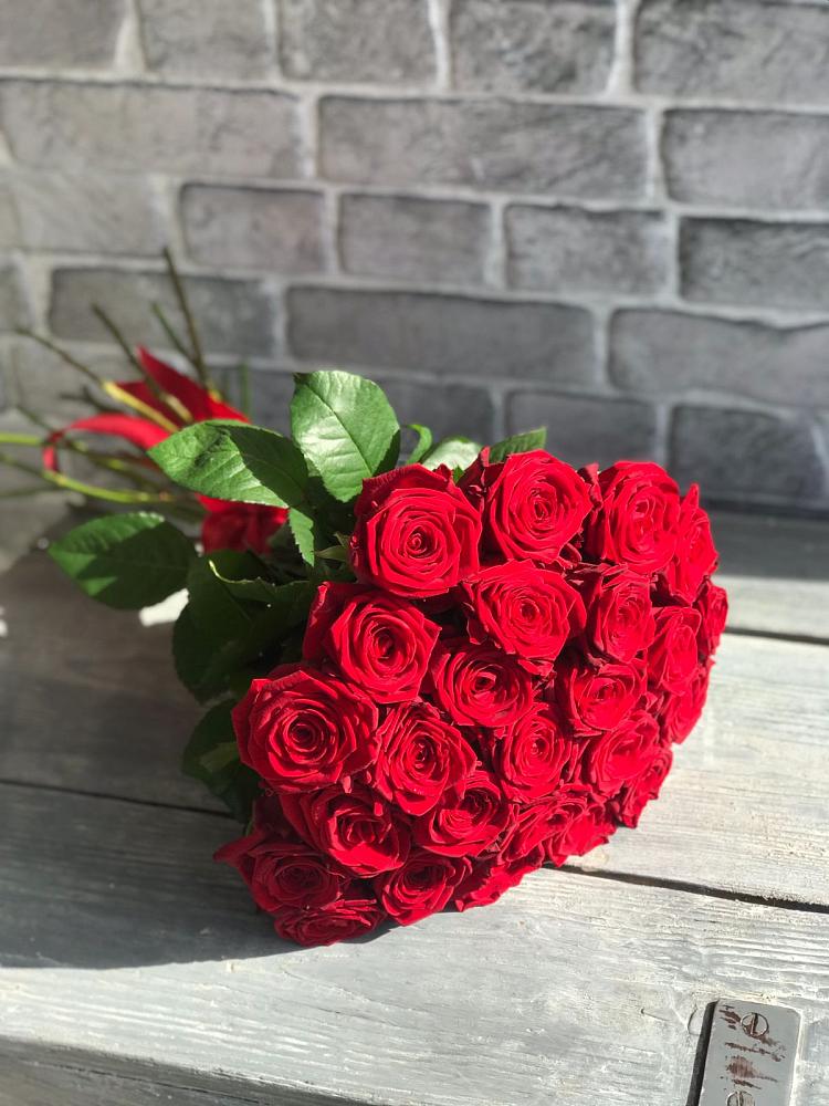 Букет Красные розы Фридом в Духанино