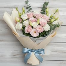 Букет цветов из:  Лизиантусы в Духанино