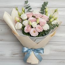 Букет цветов из:  Лизиантусы в Духанино