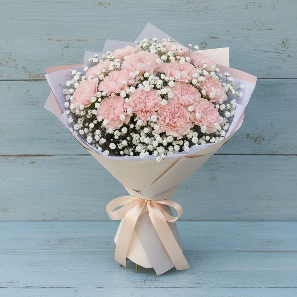 Букет цветов из: Гвоздики в Духанино