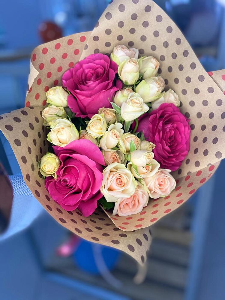 Букет цветов из: Розы в Духанино