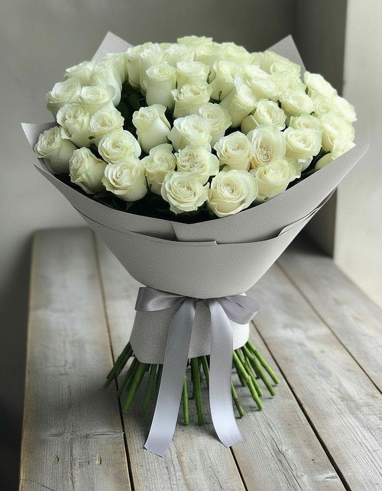 Букет 35 Белых роз в Духанино