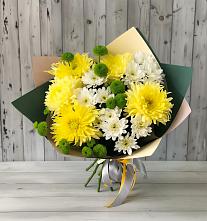 Букет цветов из:  Хризантемы #REPLACE_PRED# Духанино