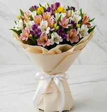 Букет цветов из:  Альстромерии в Духанино