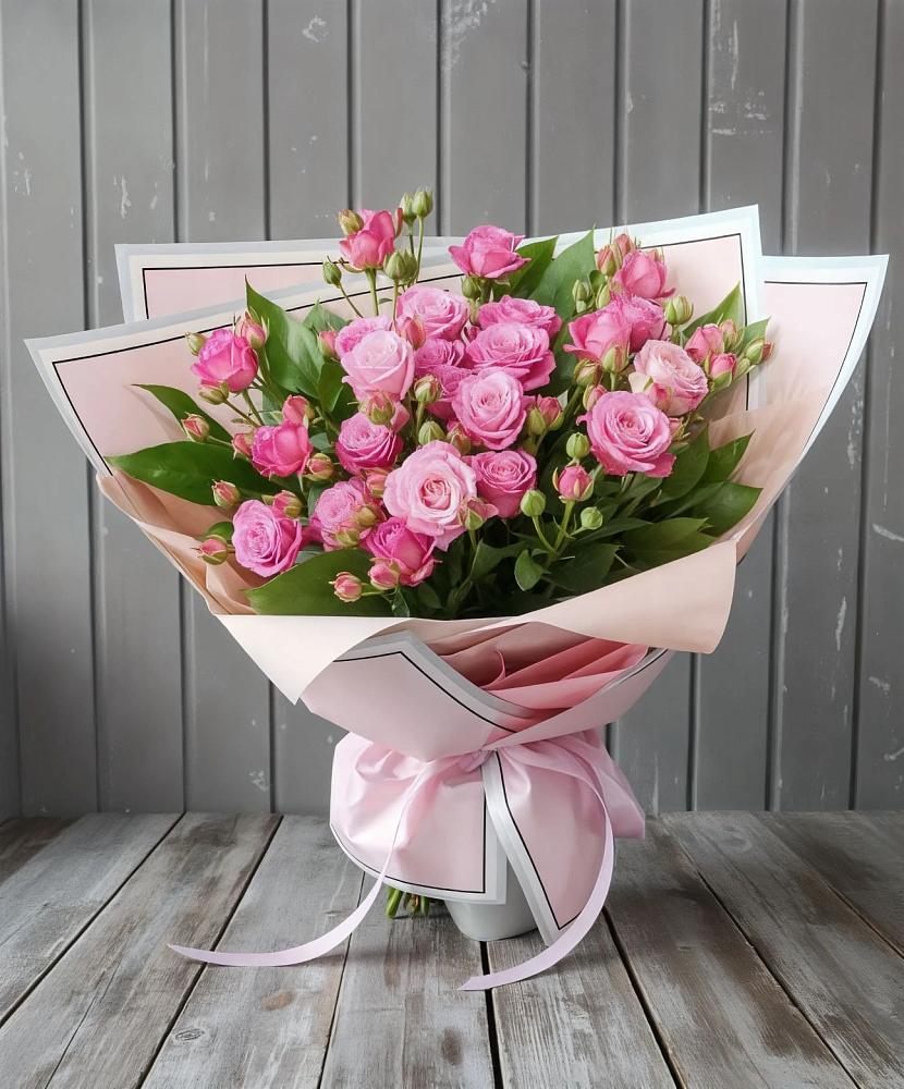 Букет Розовый кустик в Духанино