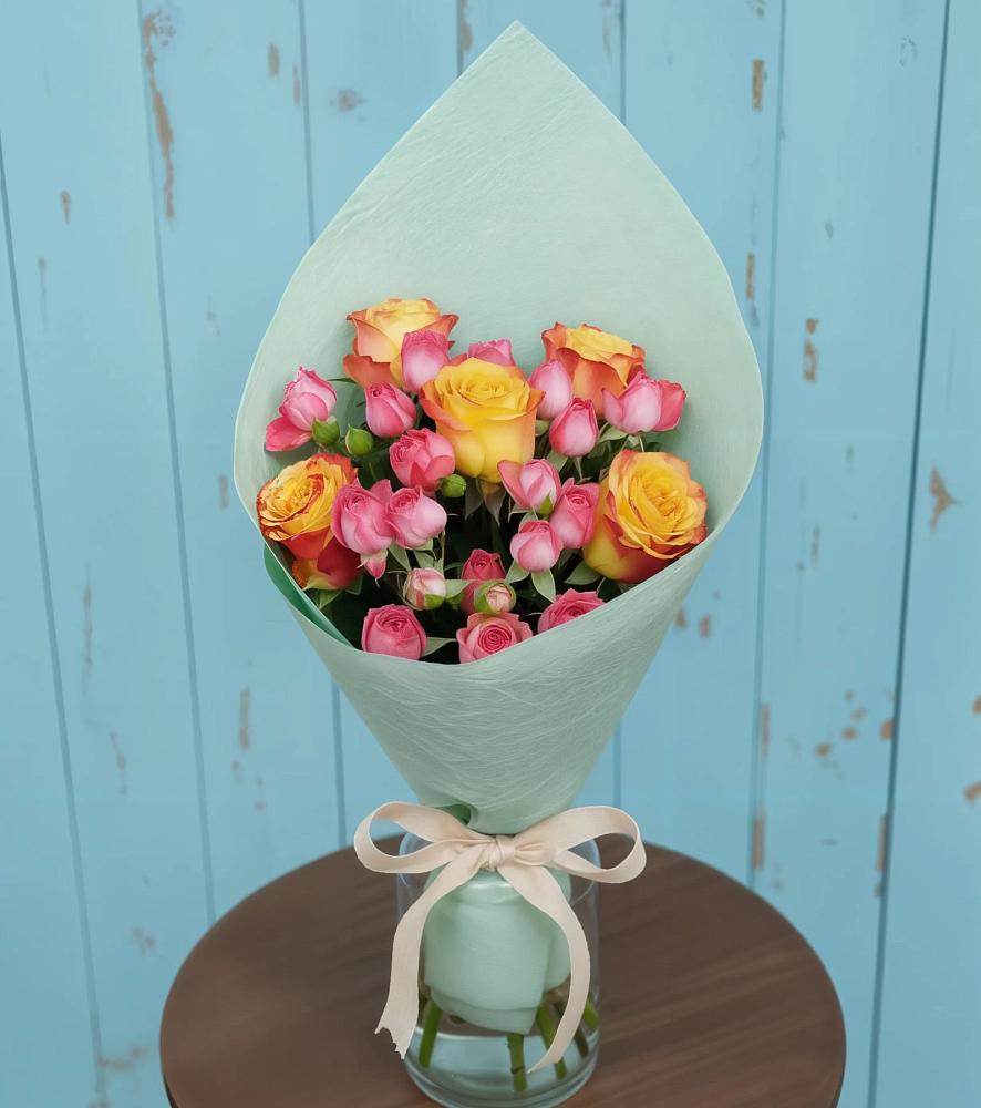 Букет цветов из: Розы в Духанино