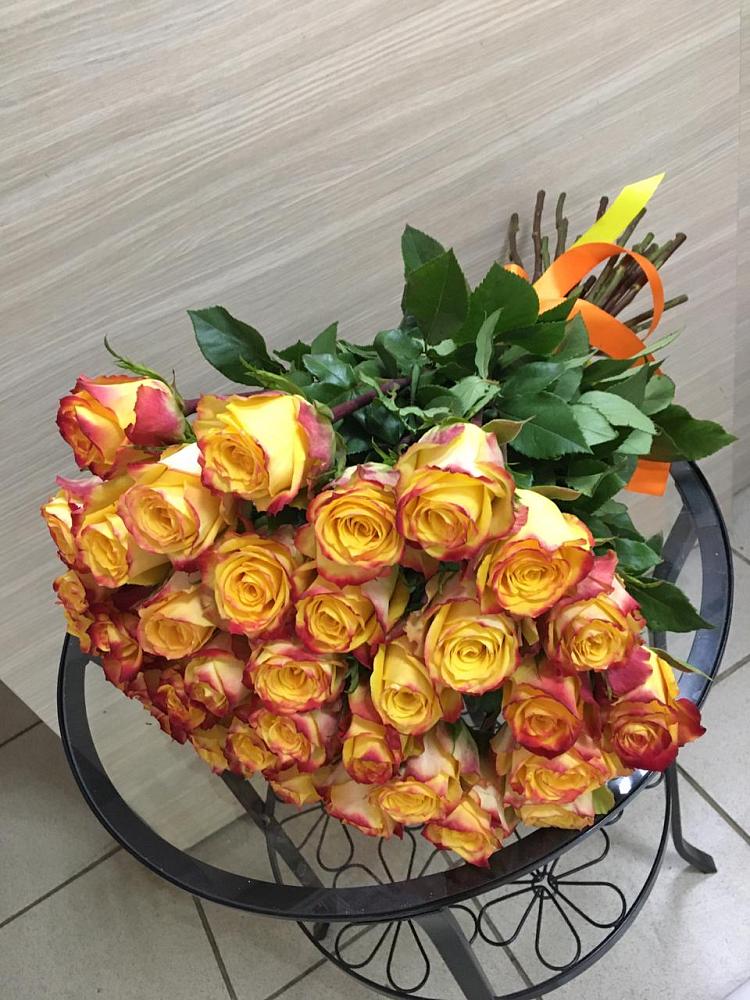 Букет Желтые розы в Духанино