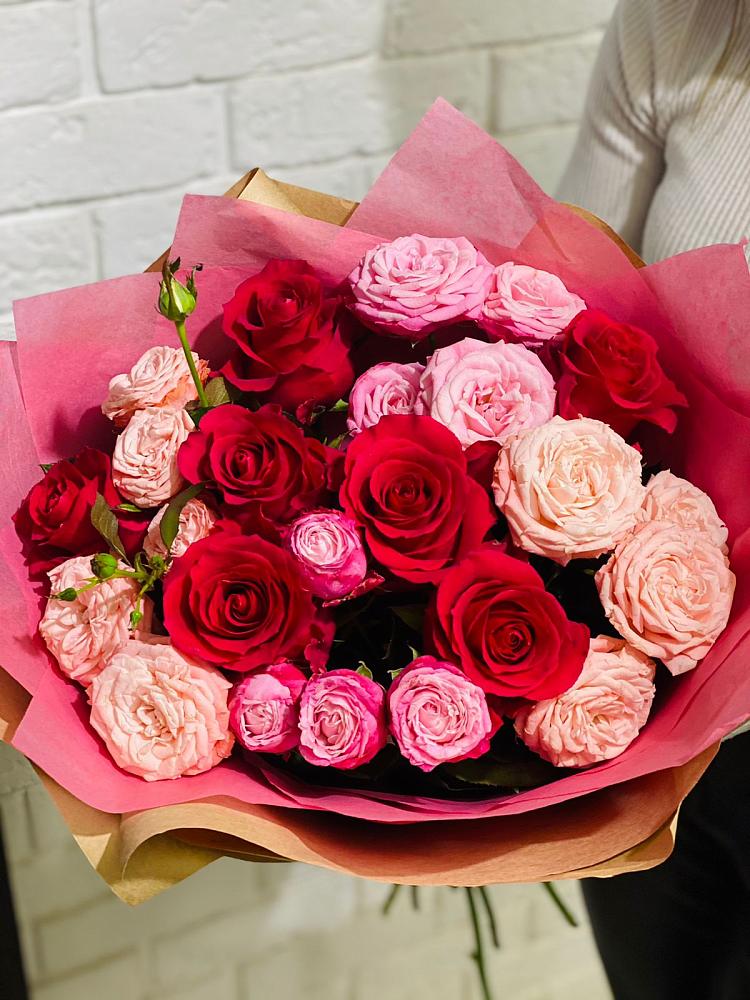 Букет цветов из: Розы в Духанино