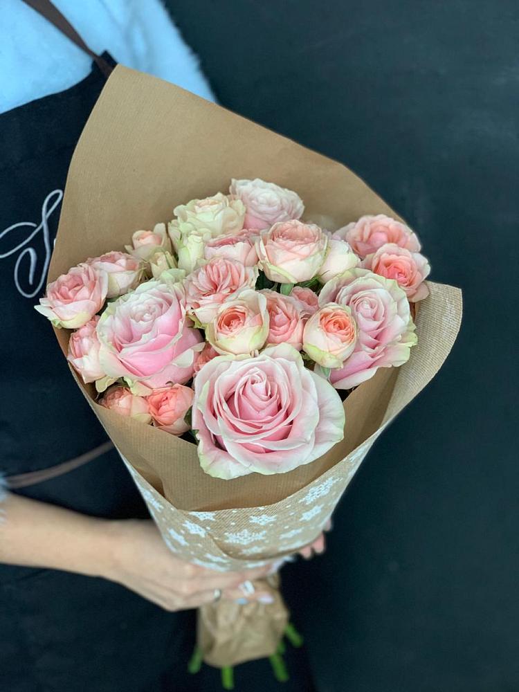 Букет цветов из: Хризантемы и Розы в Духанино