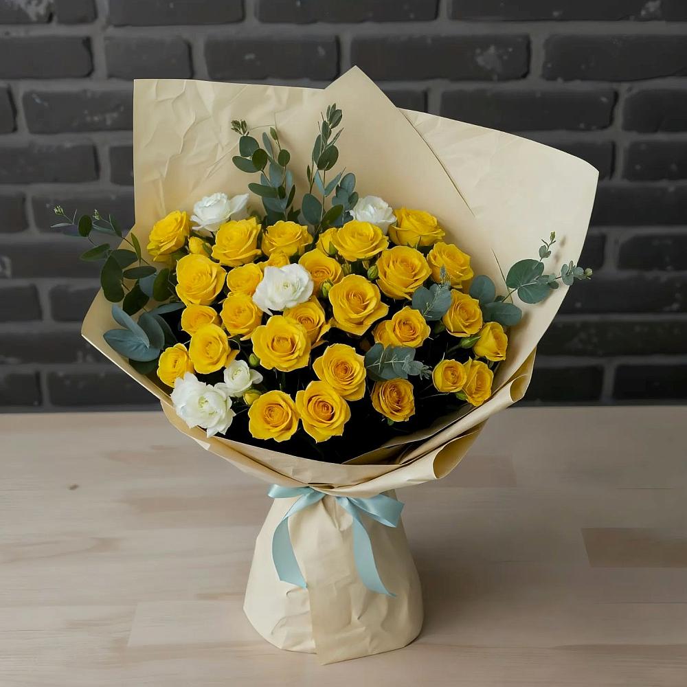 Букет цветов из: Розы в Духанино