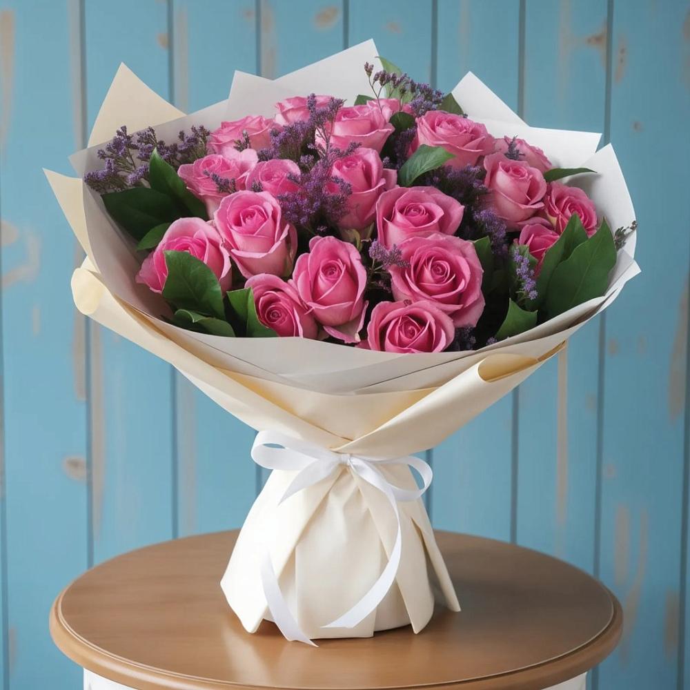 Букет цветов из: Розы в Духанино