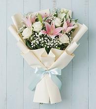 Букет цветов из:  Лилии в Духанино