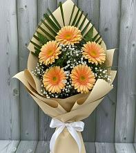 Букет цветов из:  Герберы #REPLACE_PRED# Духанино