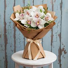 Букет цветов из:  Орхидеи и Розы #REPLACE_PRED# Духанино